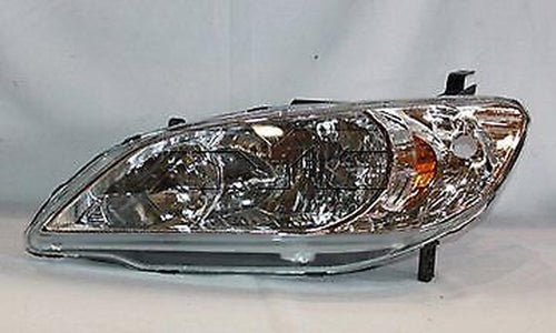 TYC Headlight Assembly for 04-05 Civic 20-6500-01-9
