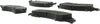 Centric 105.08220 Posi Quiet Premium Ceramic Disc Brake Pad Set for Select Scion and Toyota Model Years