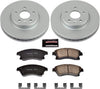 CRK5550 Coated Brake Rotor & Ceramic Brake Pads- Front