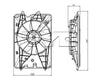 TYC Engine Cooling Fan Assembly for Honda 601230