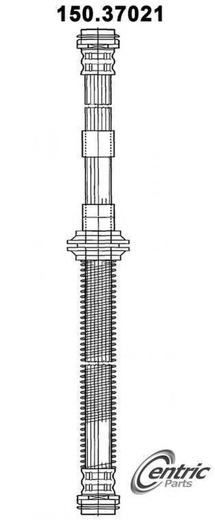 Centric Brake Hydraulic Hose for Touareg, Q7, Cayenne 150.37021