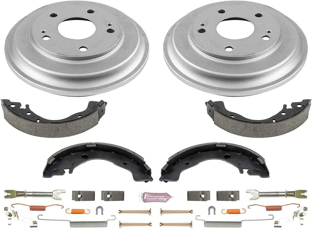 KOE15397DK Autospecialty Rear Replacement Brake Kit-Oe Brake Drums & Ceramic Brake Pads