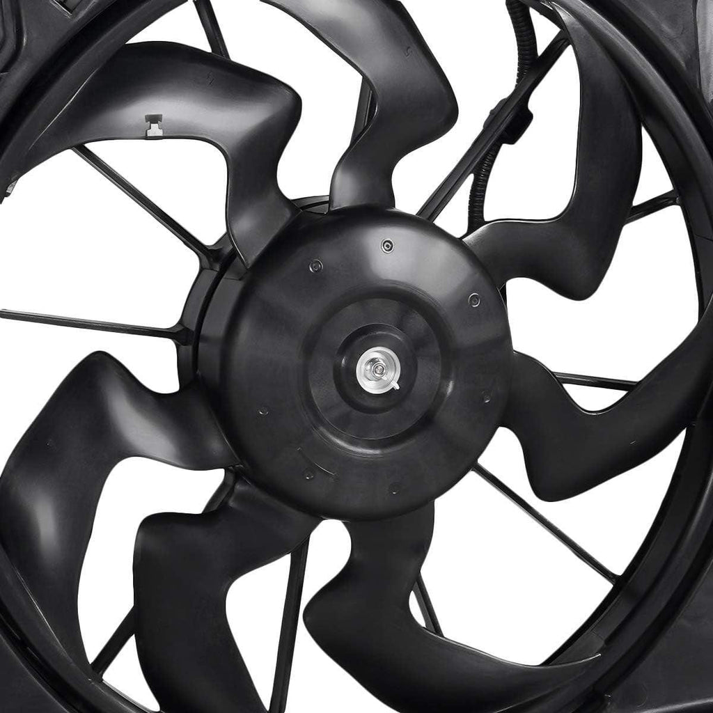OEM-RF-0012 Factory Style Radiator Cooling Fan Assembly Cooling Efficiency Improved Direct Replacement [Compatible with 17-19 Elantra], Black