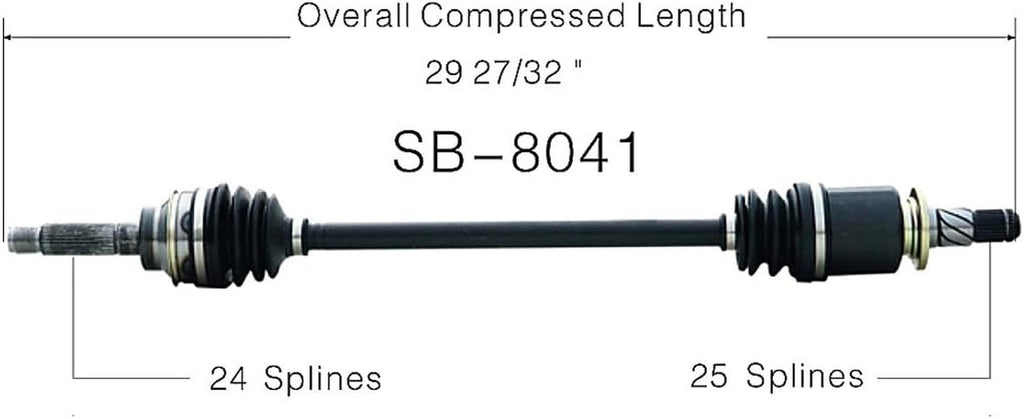 SB-8041 CV Axle Shaft