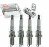 4 Pc NGK V-Power Spark Plugs Compatible with Toyota RAV4 2.0L 2.4L L4 1996-2008