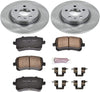 KOE4745 Autospecialty Rear Replacement Brake Kit-Oe Brake Rotors & Ceramic Brake Pads