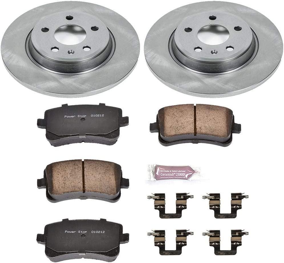 KOE4745 Autospecialty Rear Replacement Brake Kit-Oe Brake Rotors & Ceramic Brake Pads