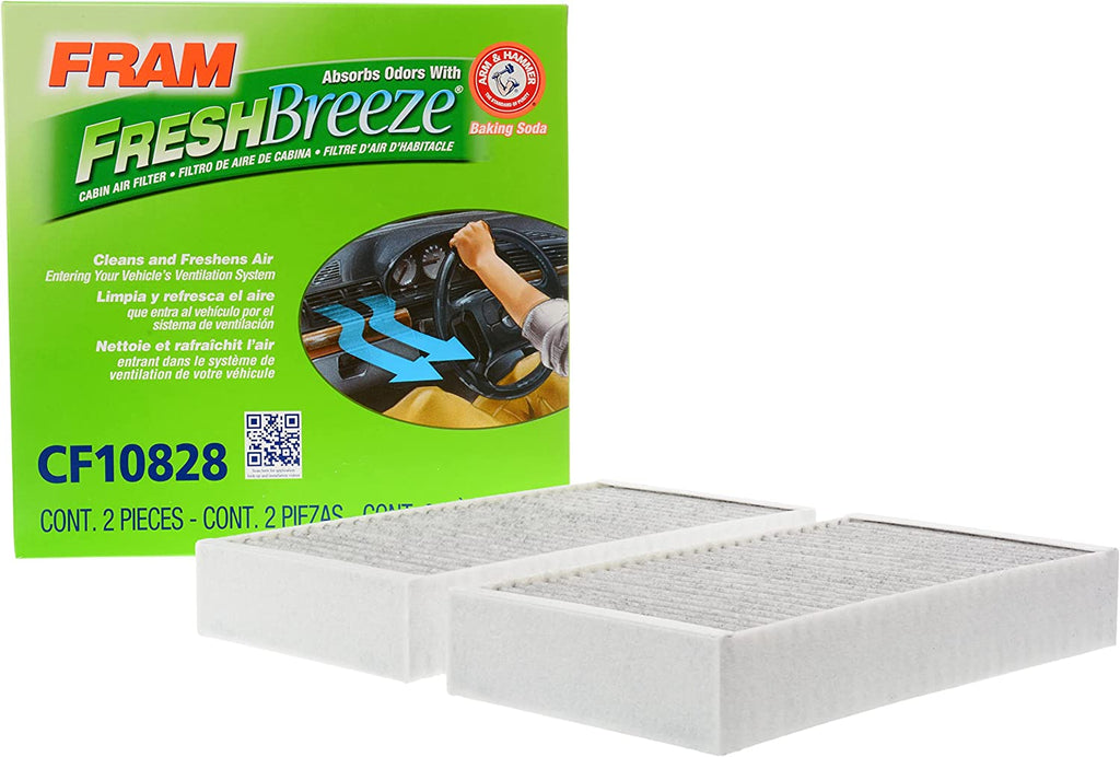 Fresh Breeze Cabin Air Filter with Arm & Hammer Baking Soda, CF10828 for Mercedes-Benz Vehicles