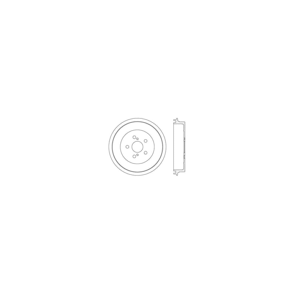 Centric Brake Drum for 09-19 Corolla 123.44050