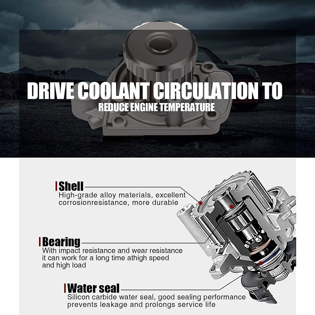 Compatible for Timing Belt Kit Compatible for 1996-2000 for Honda Civic Timing Belt Kit 1.6L SOHC 97 D16Y5 D16Y7 D16Y8