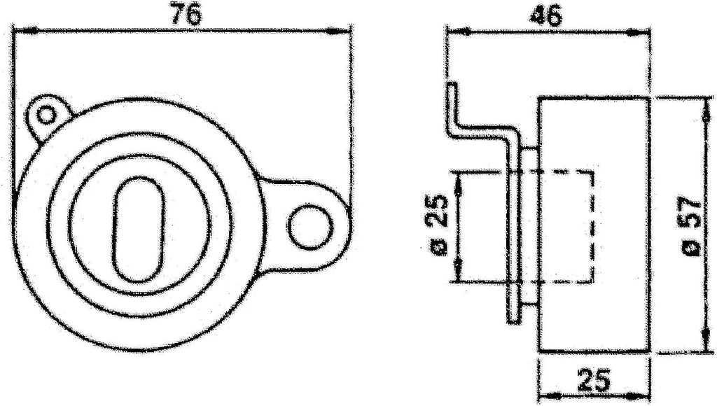 Gold T41072 Manual Timing Belt Tensioner