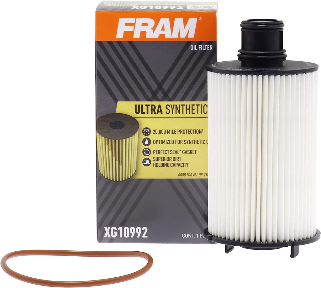 Ultra Synthetic Automotive Replacement Oil Filter, Designed for Synthetic Oil Changes Lasting up to 20K Miles, XG10992 with Suregrip (Pack of 1)