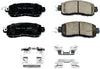 17-1650, Z17 Front Ceramic Brake Pads with Hardware