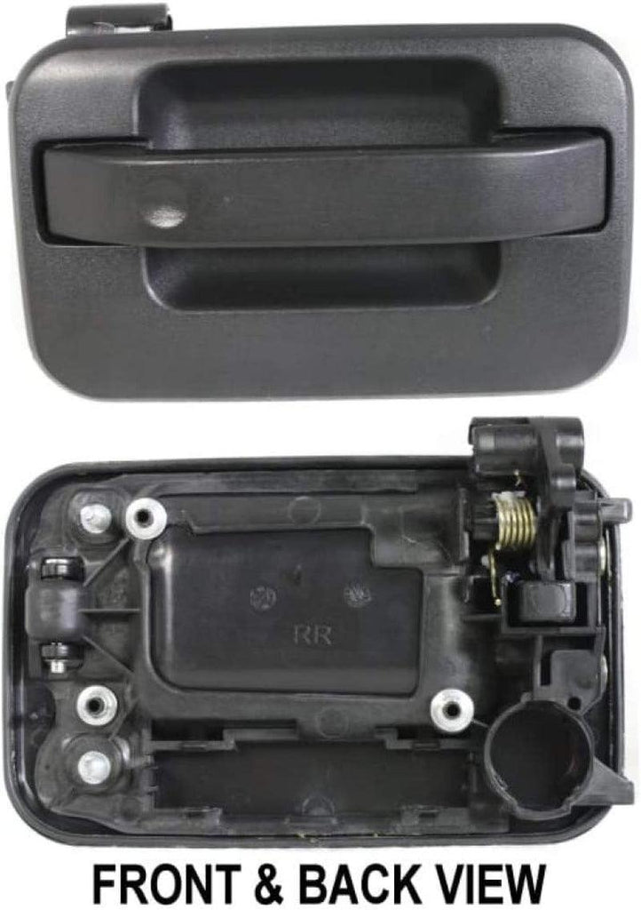 for Ford F-150 Exterior Door Handle Front, Passenger Side Black (2004-2014) | Trim:All Submodels | FO1311128 | 5L3Z1522405CAA