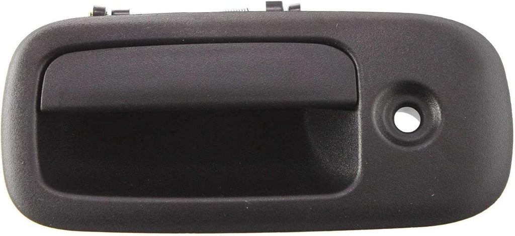 Front Exterior Door Handle Compatible with 2003-2009 Chevrolet Express 1500 / Express 2500 / Express 3500 Textured Black, Set of 2, Driver and Passenger Side