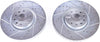 Power Stop EBR1662XPR Drilled and Slotted Front Brake Rotor Pair