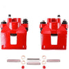 Rear S4604 Pair of High-Temp Red Powder Coated Calipers