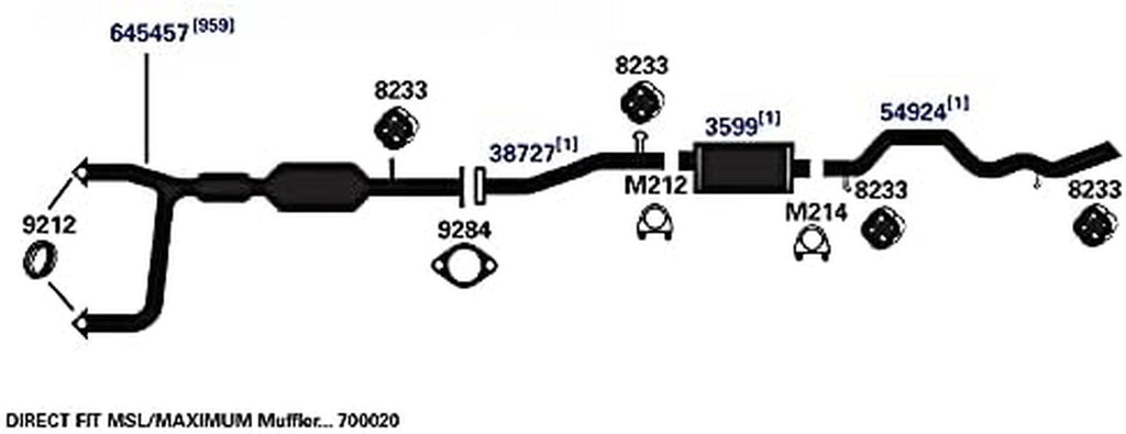 54924 Exhaust Tail Pipe