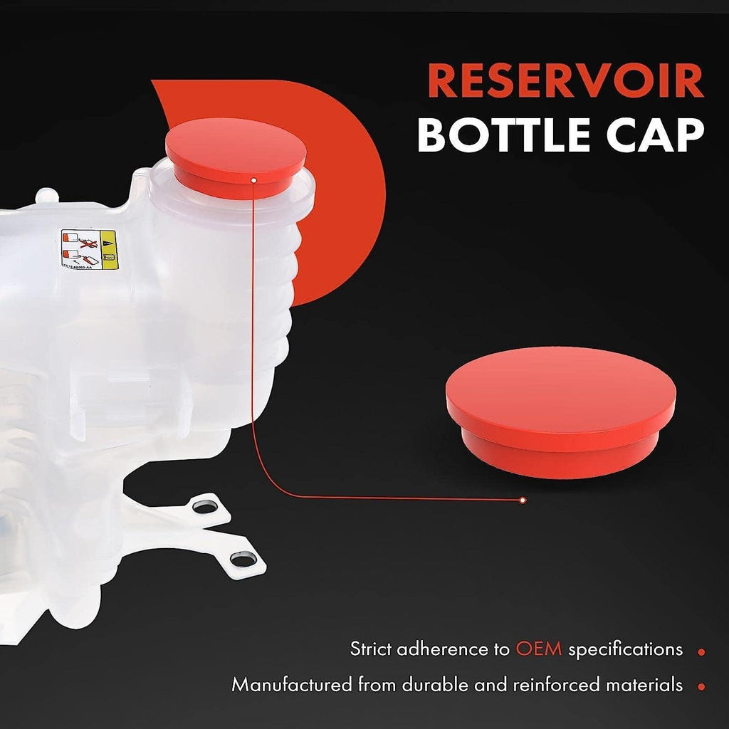 A-Premium Coolant Recovery Overflow Reservoir Tank - with Sensor - Compatible with Land Rover (L319) LR3 05-09, LR4 10-16 & (L320) Range Rover Sport 06-13, Sport Utility, Replace# PCD500030, PCF500011