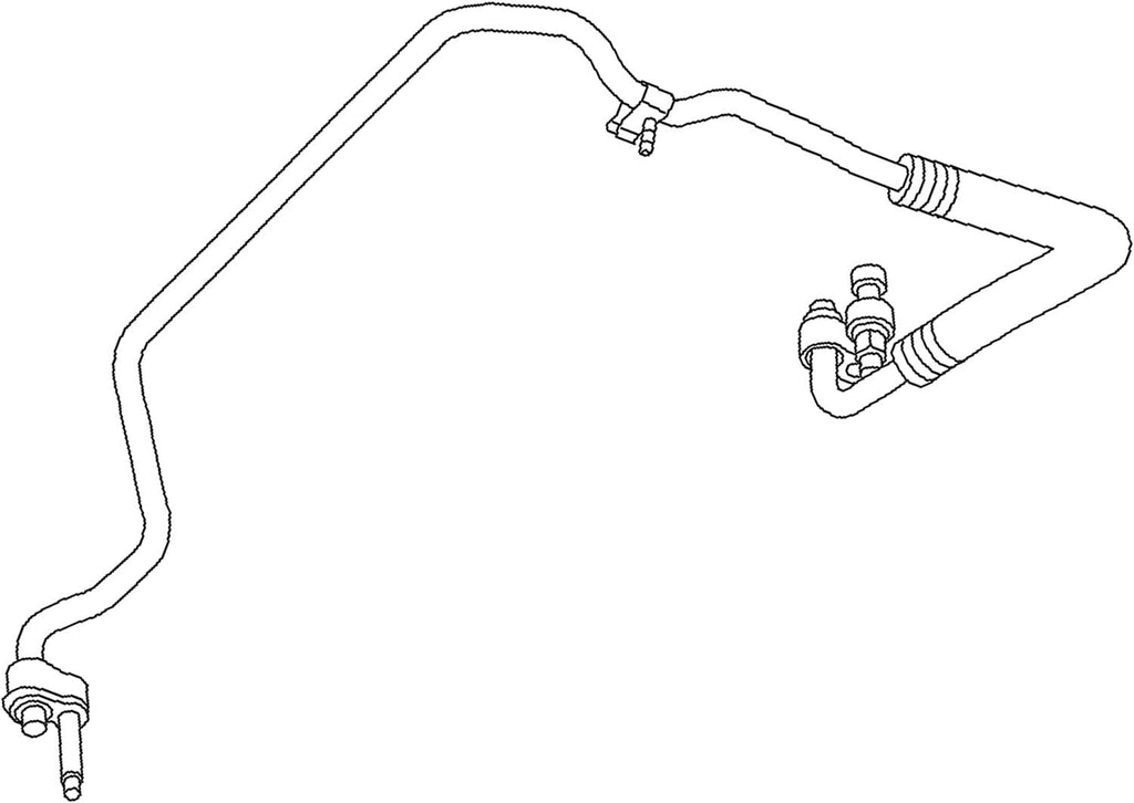 GM Genuine Parts 15-31036 Air Conditioning Refrigerant Suction Hose