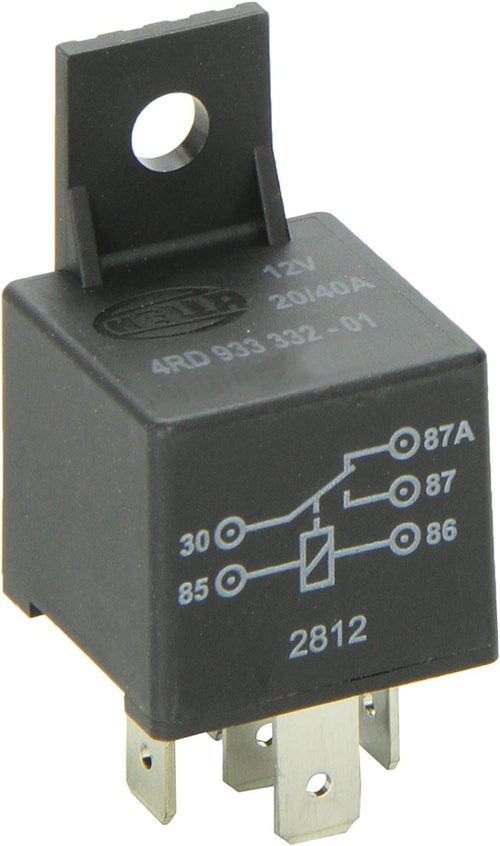 933332011 12V 20/40A SPDT Relay with Bracket , Black