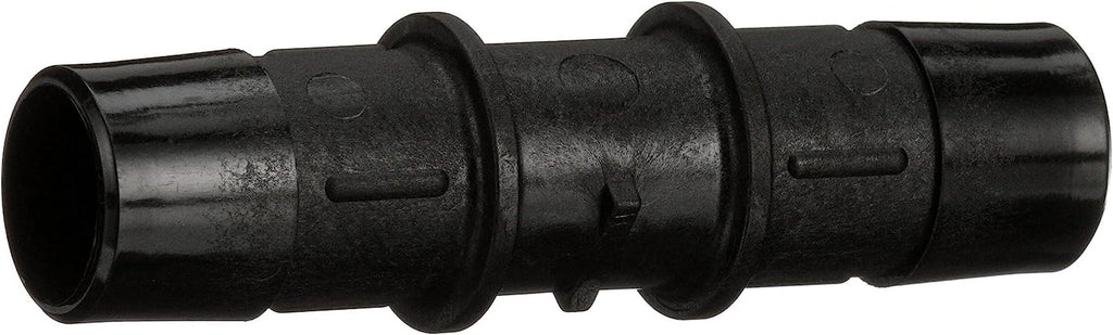 28605 Plastic Hose Connector, Black