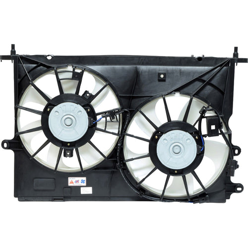 Universal Air Dual Radiator and Condenser Fan Assembly for Toyota FA50264C