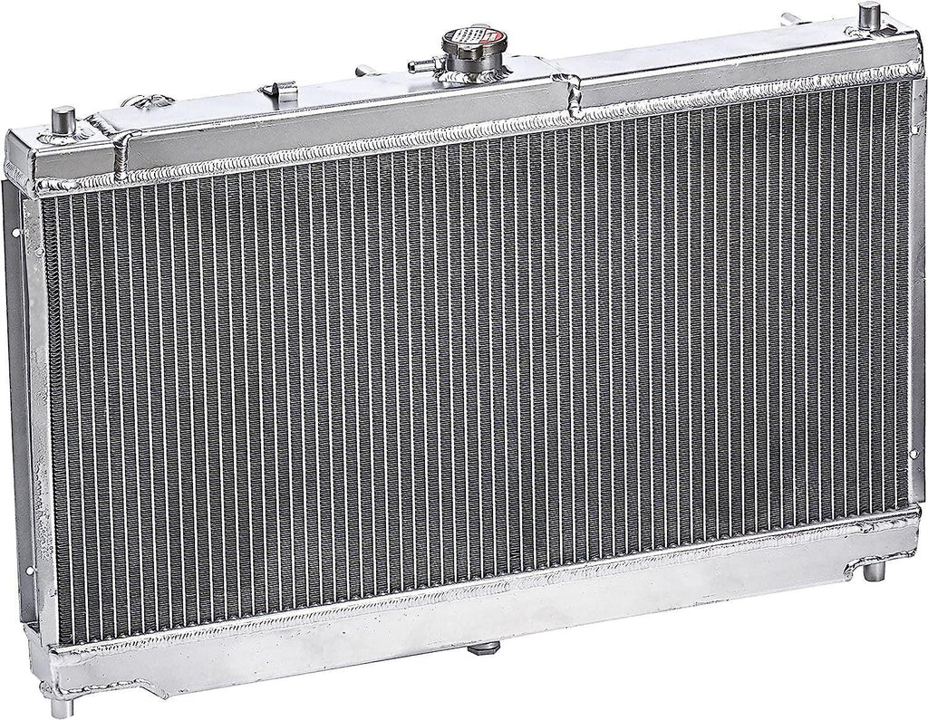 RA-MM98-2 2-Row Full Aluminum Radiator Compatible with 98-05 Mazda Miata MX-5 MT
