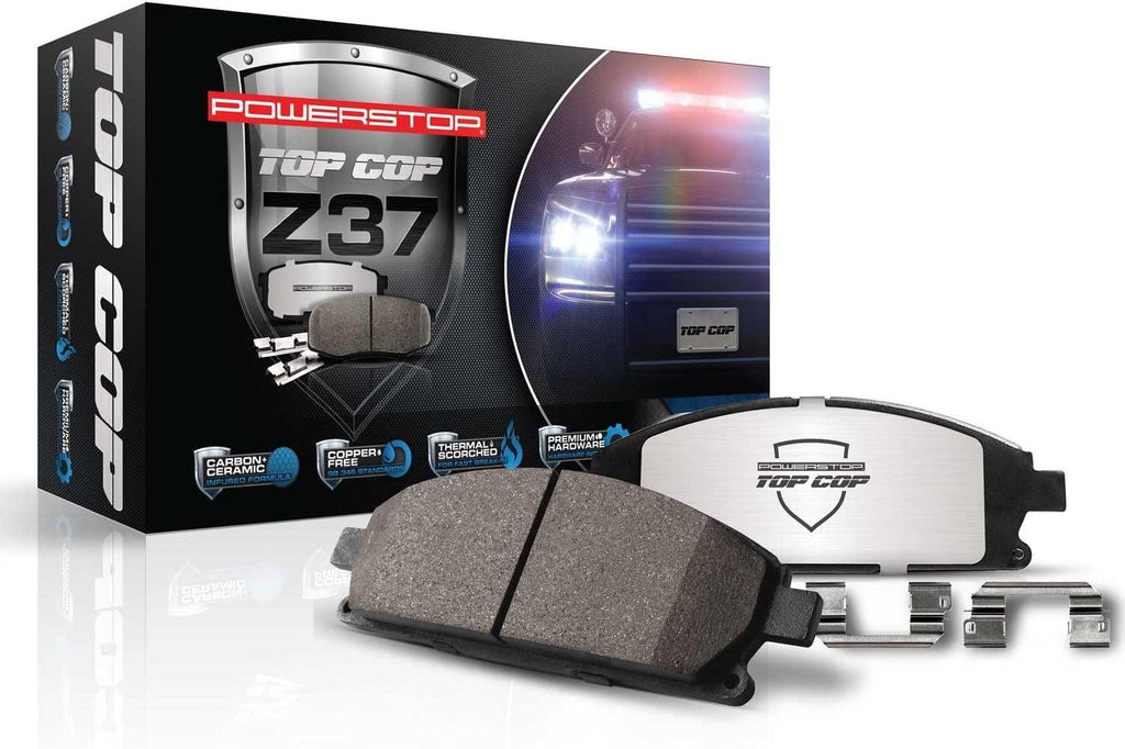 Rear Z37-2174 Carbon-Fiber Ceramic Brake Pads Z37 Top Cop