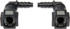 Dorman 800-186 Quick Connector 5/16 In.S to 6Mm Nylon 90, 2 Pack, Black