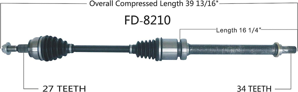 FD-8210 CV Axle