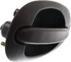 for Chrysler Grand Voyager Exterior Door Handle Rear, Driver Side Textured Black (2000-2000) | with Key Hole| Trim: Base/Se