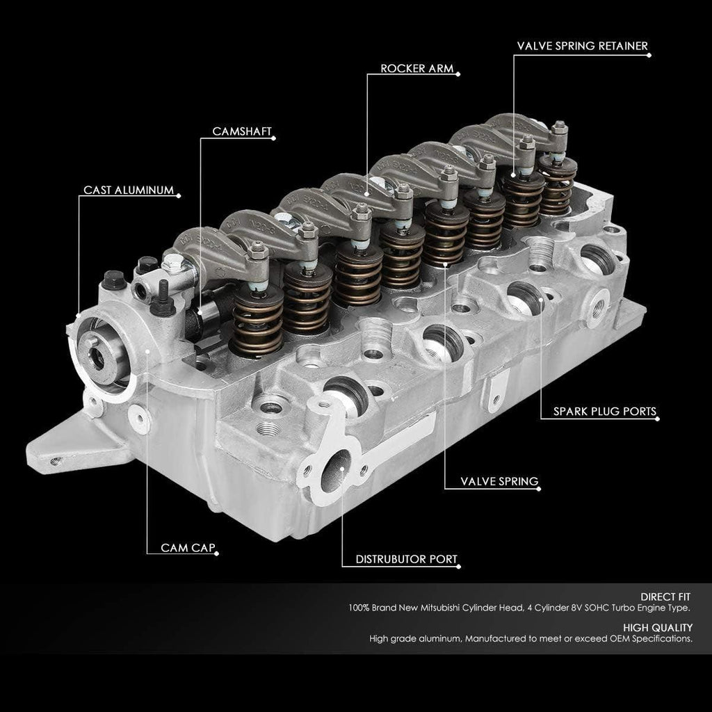 CYLH-MIT-4D56-ASSE 4D56/4D56T Engine OE Style Aluminum Complete Cylinder Head