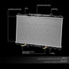 OEM-RA-2573 2573 Factory Style Full Aluminum Core Cooling Radiator Compatible with 2001-2007 Stream (Non USDM)