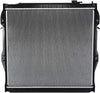 OEM-RA-1755 1-Row OE Style Aluminum Cooling Radiator Compatible with 95-04 Tacoma AT, 25-1/2" W X 22-5/8" H X 1" D, 1-3/8" Inlet, 1-3/8" Outlet