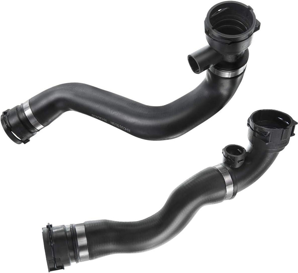 A-Premium Coolant Reservoir Tank+ Upper and Lower Radiator Hose Compatible with BMW E46 Series 323I 328I 325I 325Xi 330I 330Xi 325Ci 330Ci 2001-2006 L6 3.0L