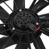 OEM-RF-0084 Factory Style Radiator Cooling Fan Assembly Cooling Efficiency Improved Direct Replacement [Compatible with 07-11 Dodge Nitro] Black