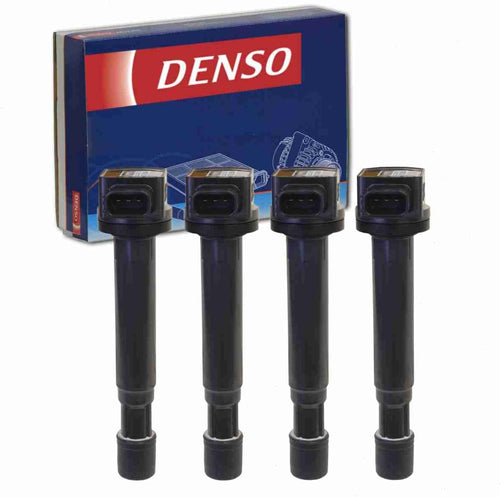 4 Pc DENSO Direct Ignition Coils Compatible with Honda S2000 2.0L L4 2000-2003