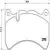 Brembo Front Disc Brake Pad Set for Mercedes-Benz (P50092)