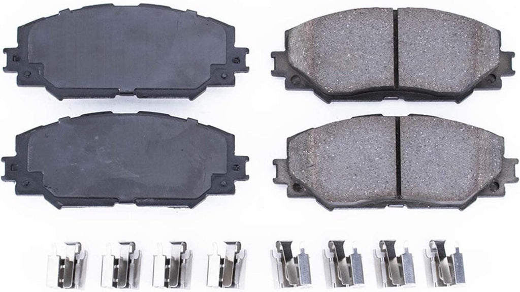 Power Stop Front 17-1210 Z17 Evolution Ceramic Brake Pads and Hardware Set