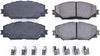 Front 17-1210 Z17 Evolution Ceramic Brake Pads and Hardware Set