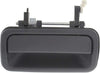 for Honda Passport Exterior Door Handle Rear, Driver Side Textured Black (1994-1997) | Trim: LX/DX/EX