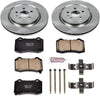 KOE3019 Autospecialty Rear Replacement Brake Kit-Oe Brake Rotors & Ceramic Brake Pads