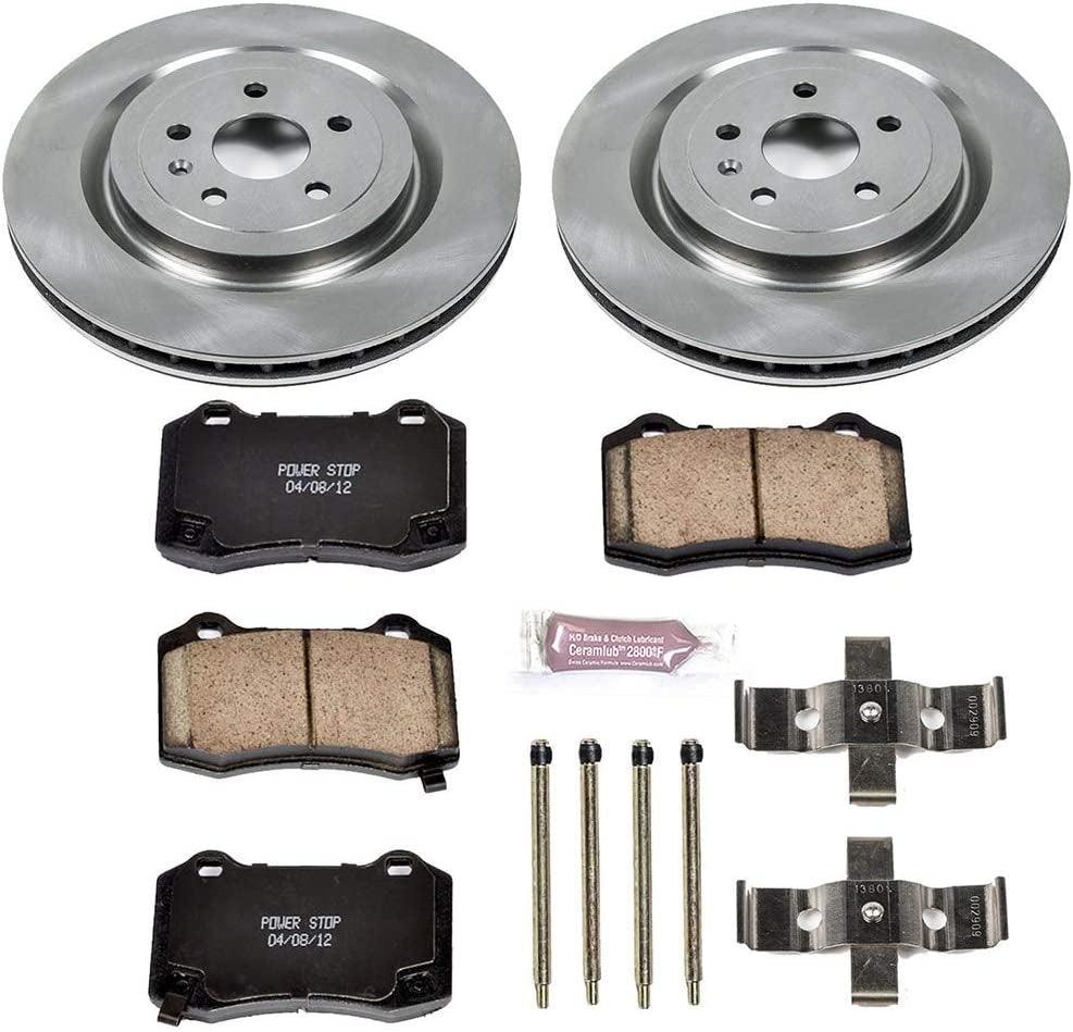 KOE3019 Autospecialty Rear Replacement Brake Kit-Oe Brake Rotors & Ceramic Brake Pads