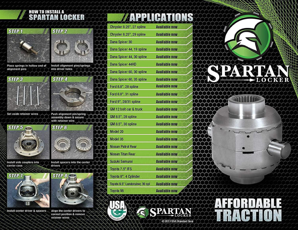 Spartan Locker for Dana 30 Differential 27 Spline (SL D30-27)