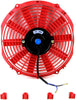 RAF-12-RD+FMK-X2 2Pcs 12" Inch Electric Radiator Cooling Fan Kit (Red)