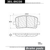 Centric Front Disc Brake Pad for Vibe, Corolla, Matrix (301.09230)