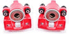 Rear S4678 Pair of High-Temp Red Powder Coated Calipers