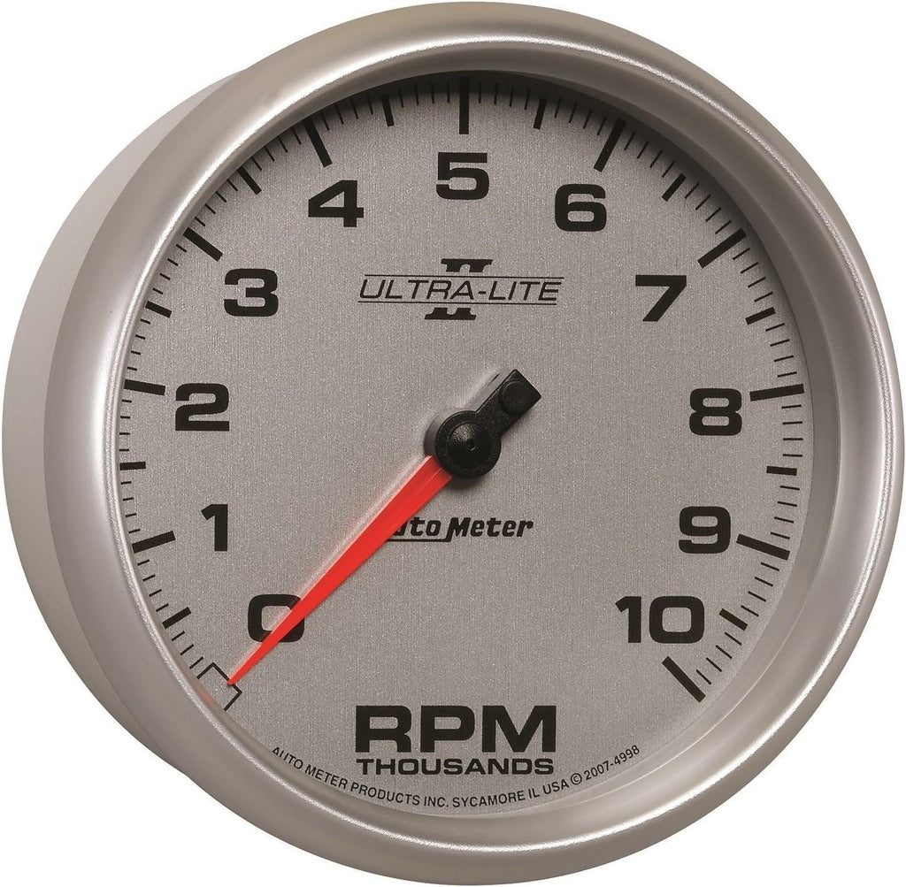 4998 Ultra-Lite II 5" 10000 RPM In-Dash Tachometer