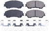 17-1737, Z17 Front Ceramic Brake Pads with Hardware